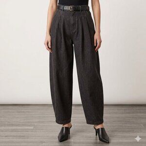 Oak + Fort Pleated Jeans Size M